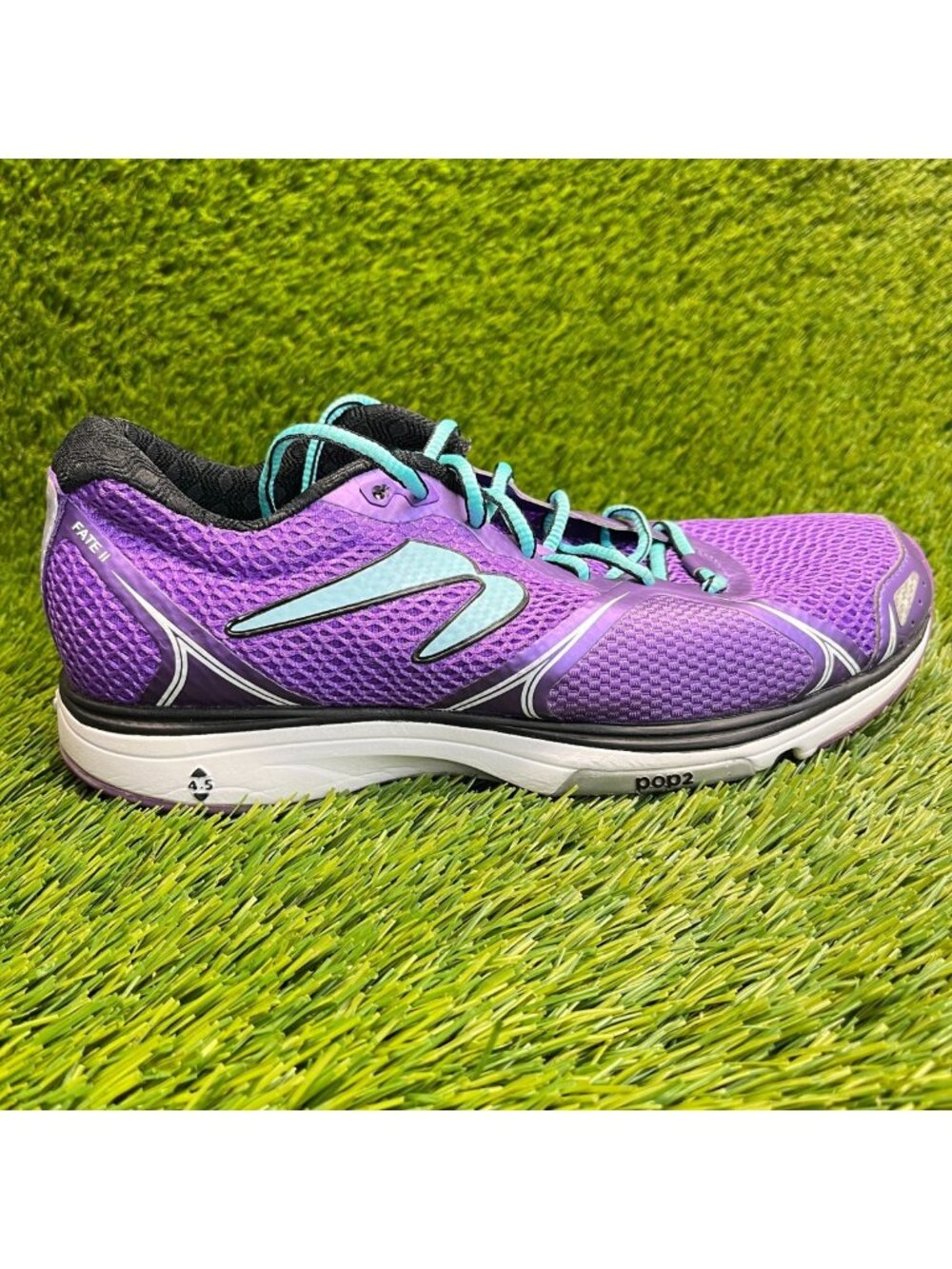 Newton Fate II Womens Size 9 Purple White Blue Athletic Running Shoes Sneakers